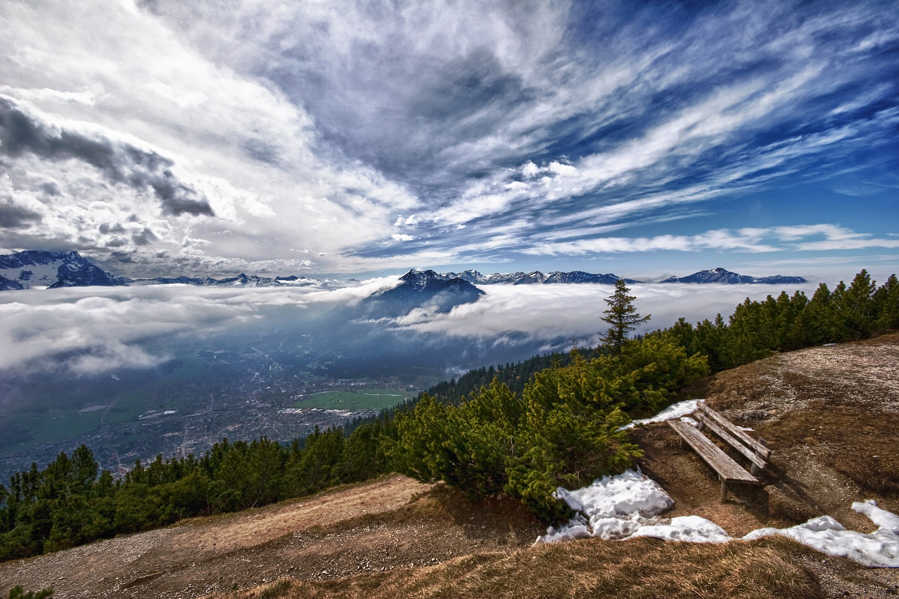 View on Garmisch-Partenkirchen